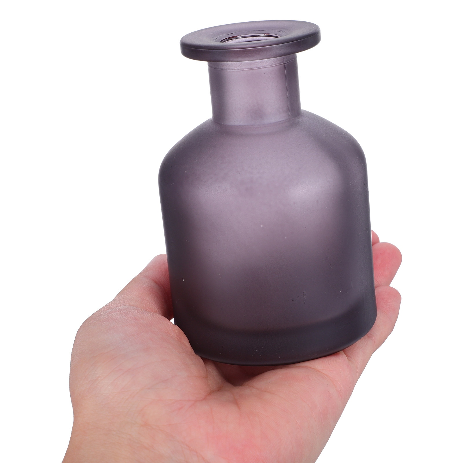 Reusable Bottle - 2 Stück Glasdiffusorflaschen, dunkelgrau, nachfüllbare, leere