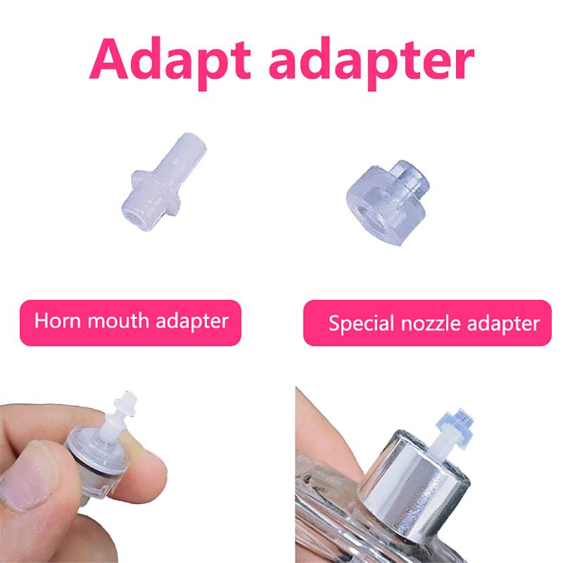 Reusable Bottle - 2 Stück Parfümflaschen-Transferadapter, Hornmund-Aufsatz, Füll- und