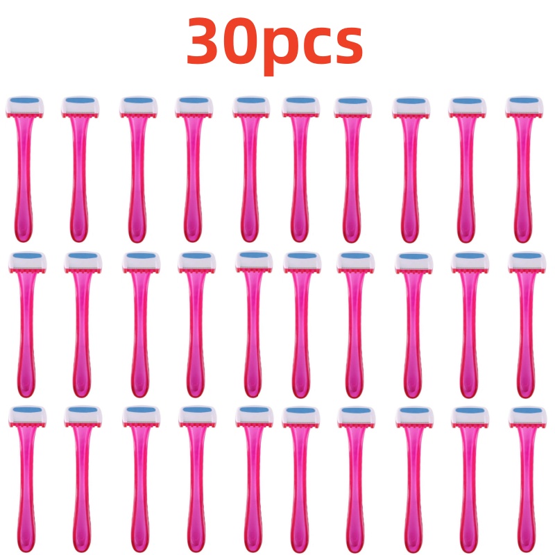 Safety Razor Handle - 5-30 Stück Einweg-Damenrasierer für den Bikinibereich,