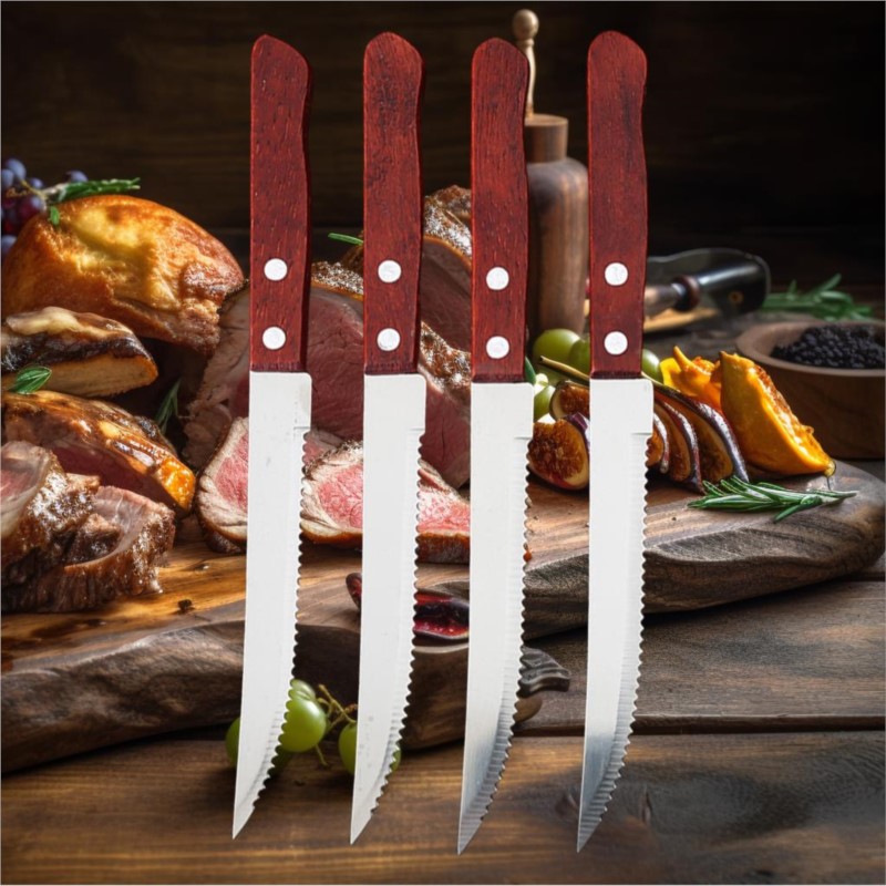 1-20 Stücke Edelstahl Steakmes – Bamboo Cutlery Bewertung und Preis