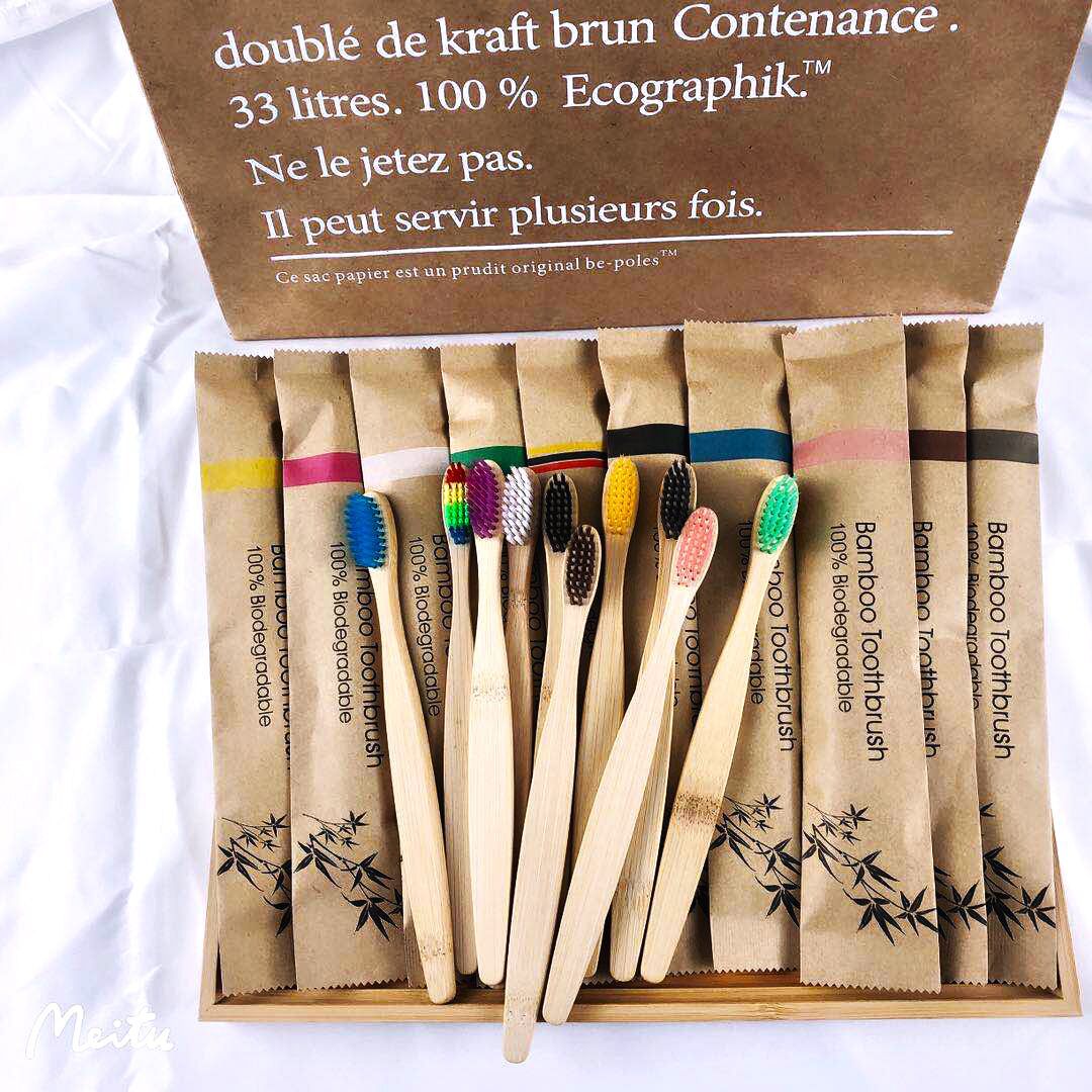 Zufällige Farbe 5/10 Stück Bam – Bamboo Toothbrush Bewertung und Preis