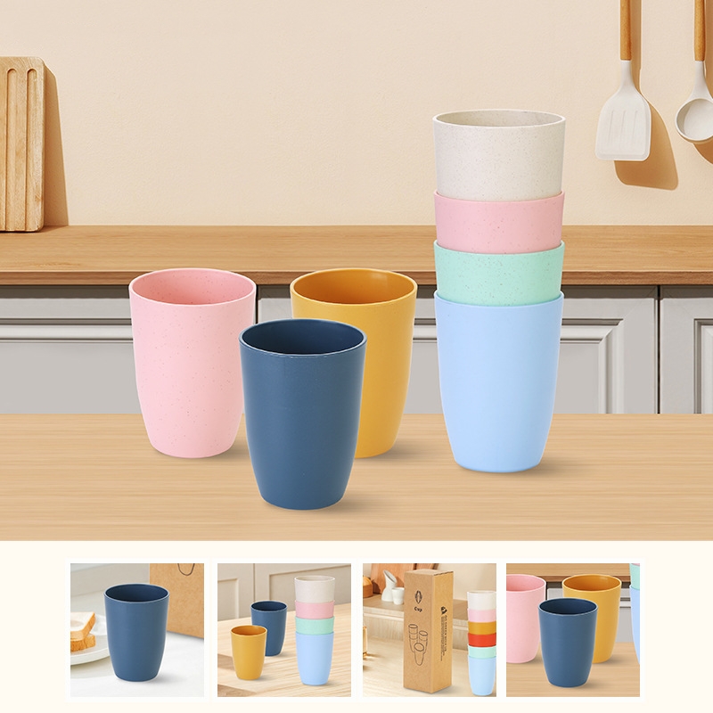 Weizenstroh-Becher 6 Stück, un – Reusable Straw Bewertung und Preis