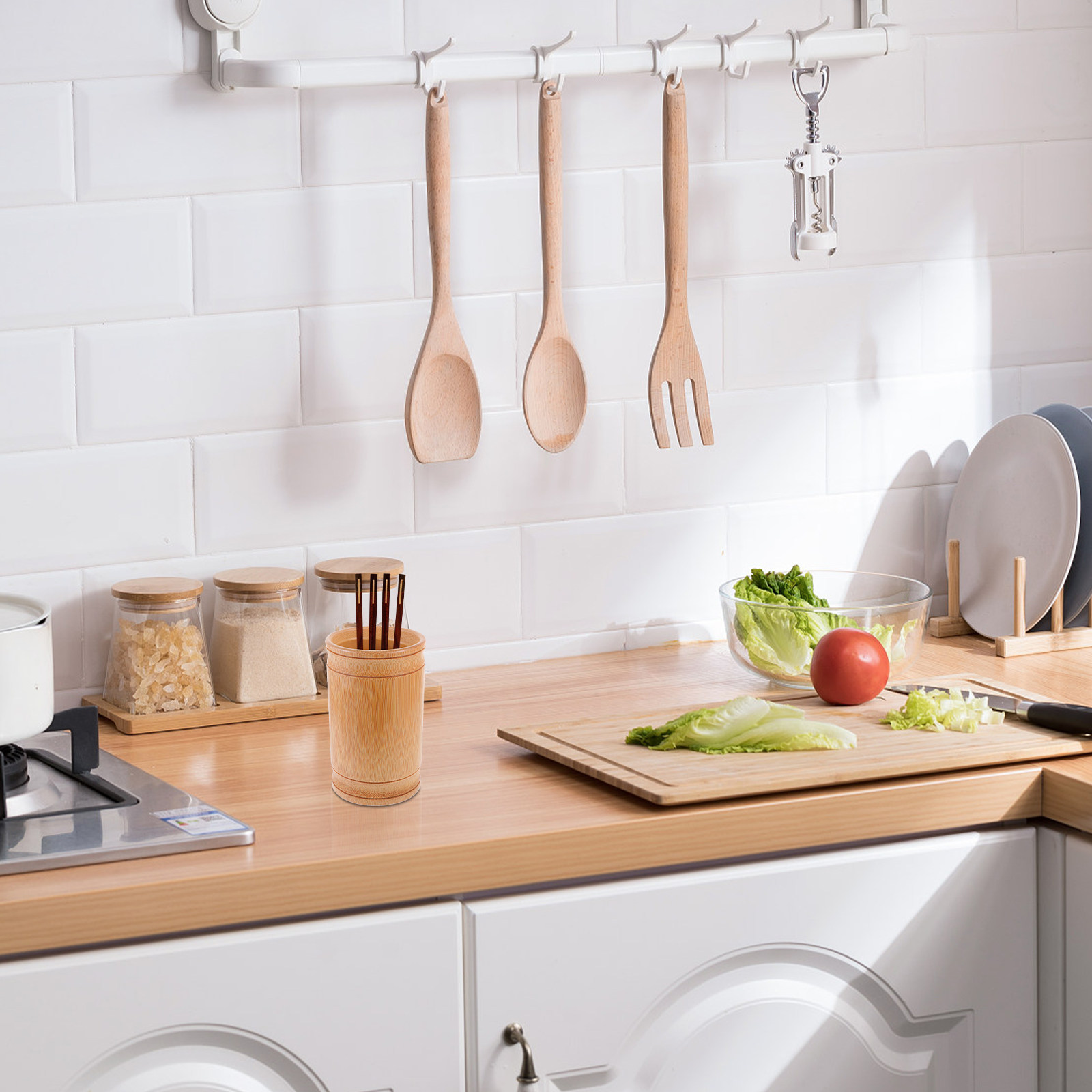 Bambus-Stäbchenhalter Küchenor – Bamboo Cutlery Bewertung und Preis