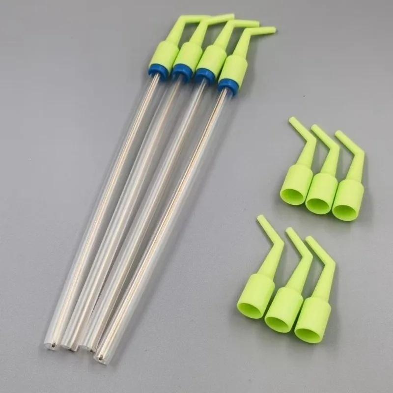 10Pcs Zahnmedizin Einweg Saug  – Reusable Straw Bewertung und Preis