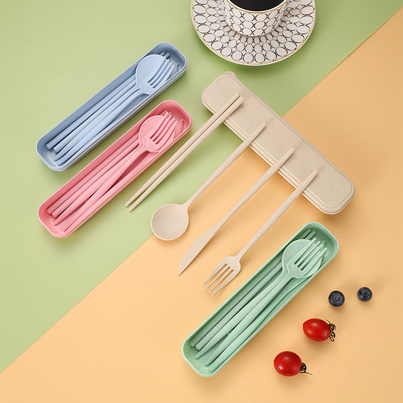 4-teiliges tragbares Besteckse – Reusable Straw Bewertung und Preis