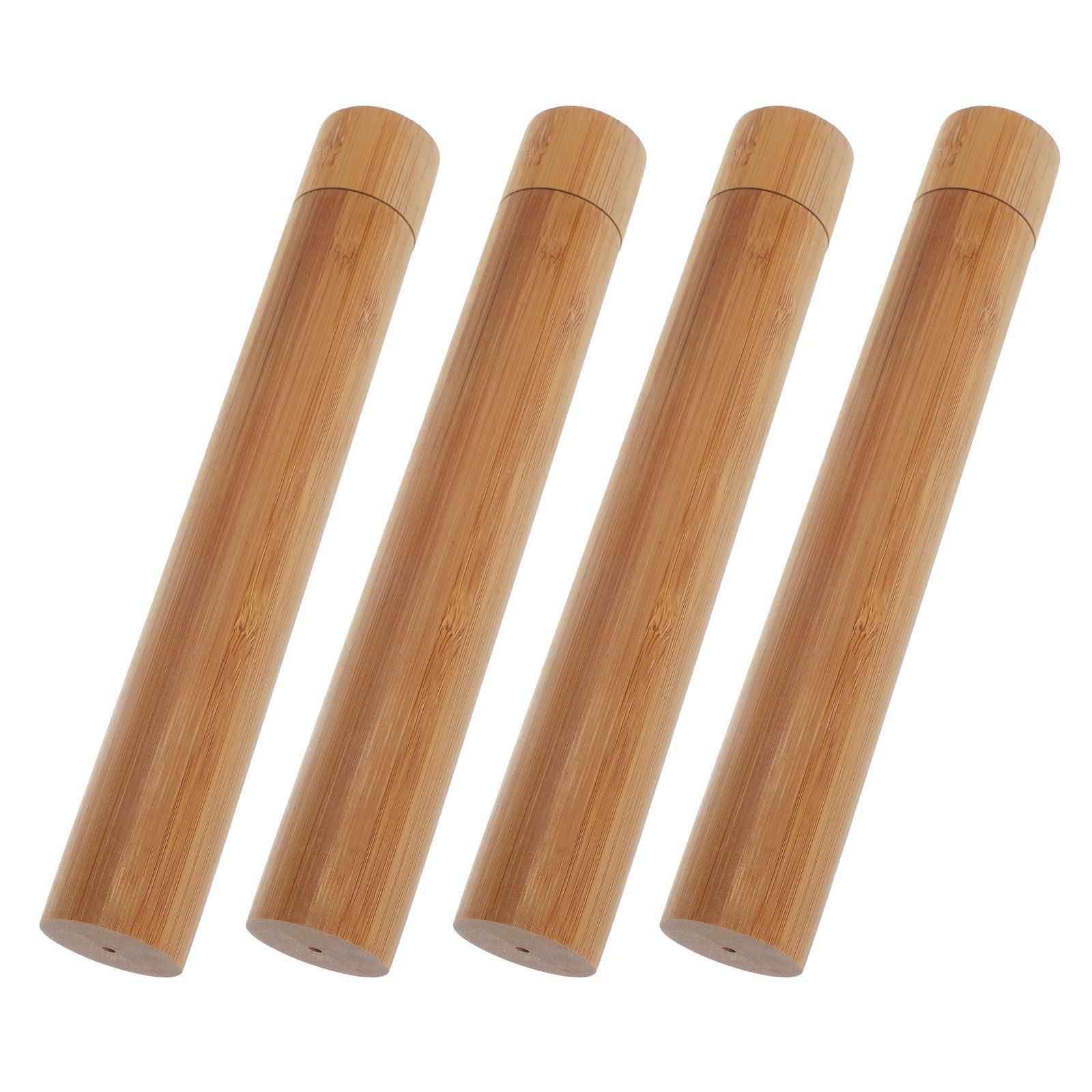 4 Stück tragbare Zahnbürstenka – Bamboo Toothbrush Bewertung und Preis