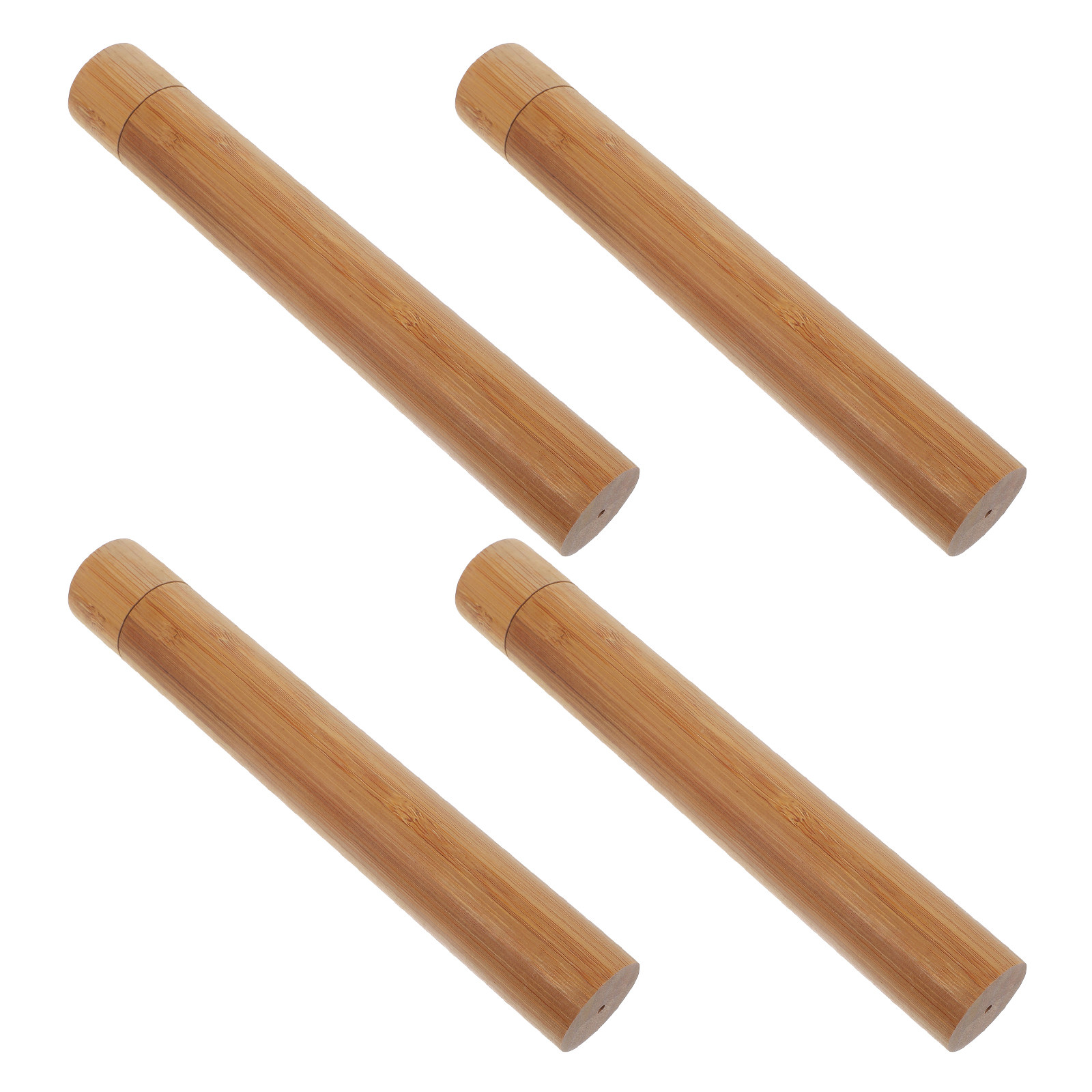 4 Stück tragbare Zahnbürstenka – Bamboo Toothbrush Bewertung und Preis