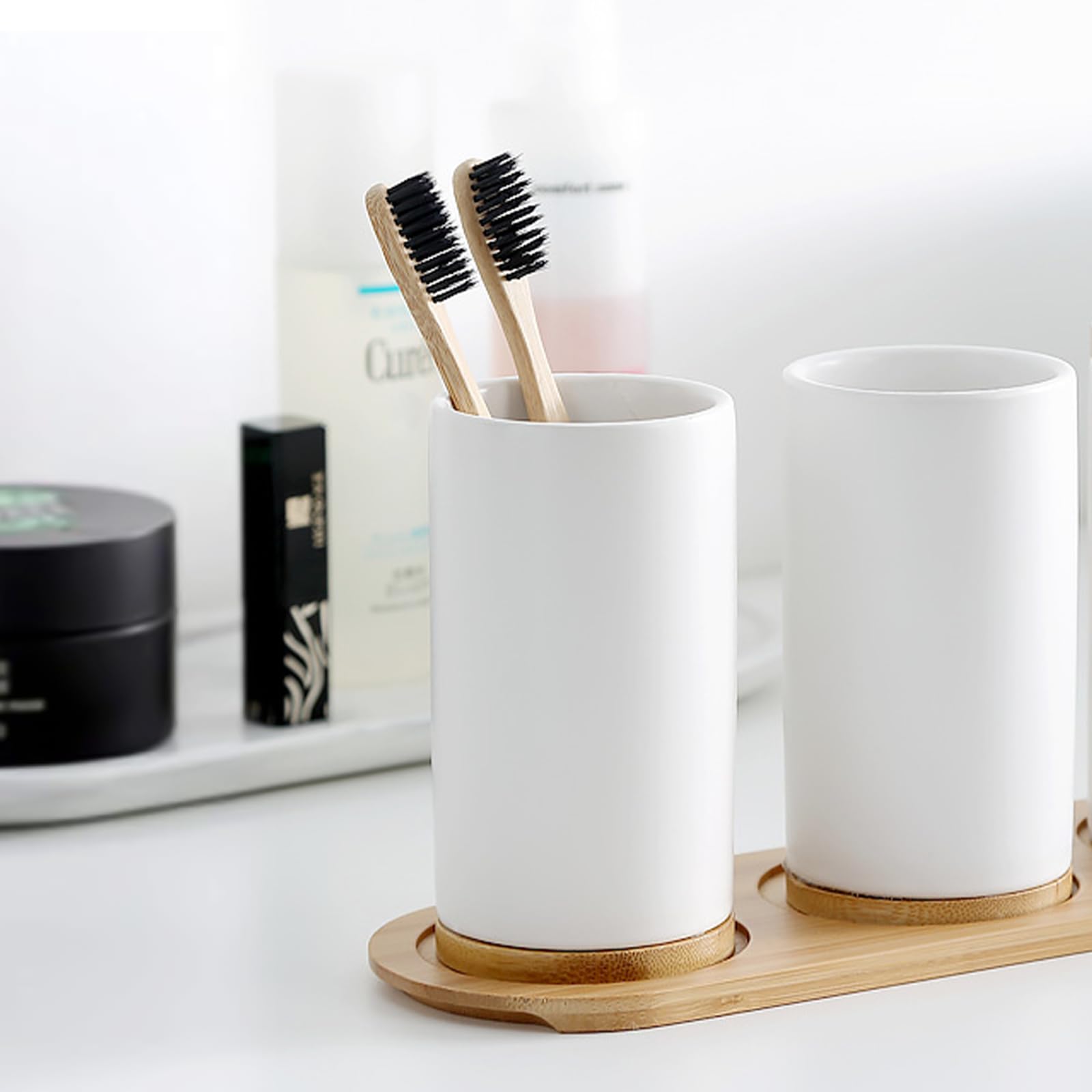 Keramik-Badezimmer-Set, feiner – Bamboo Toothbrush Bewertung und Preis