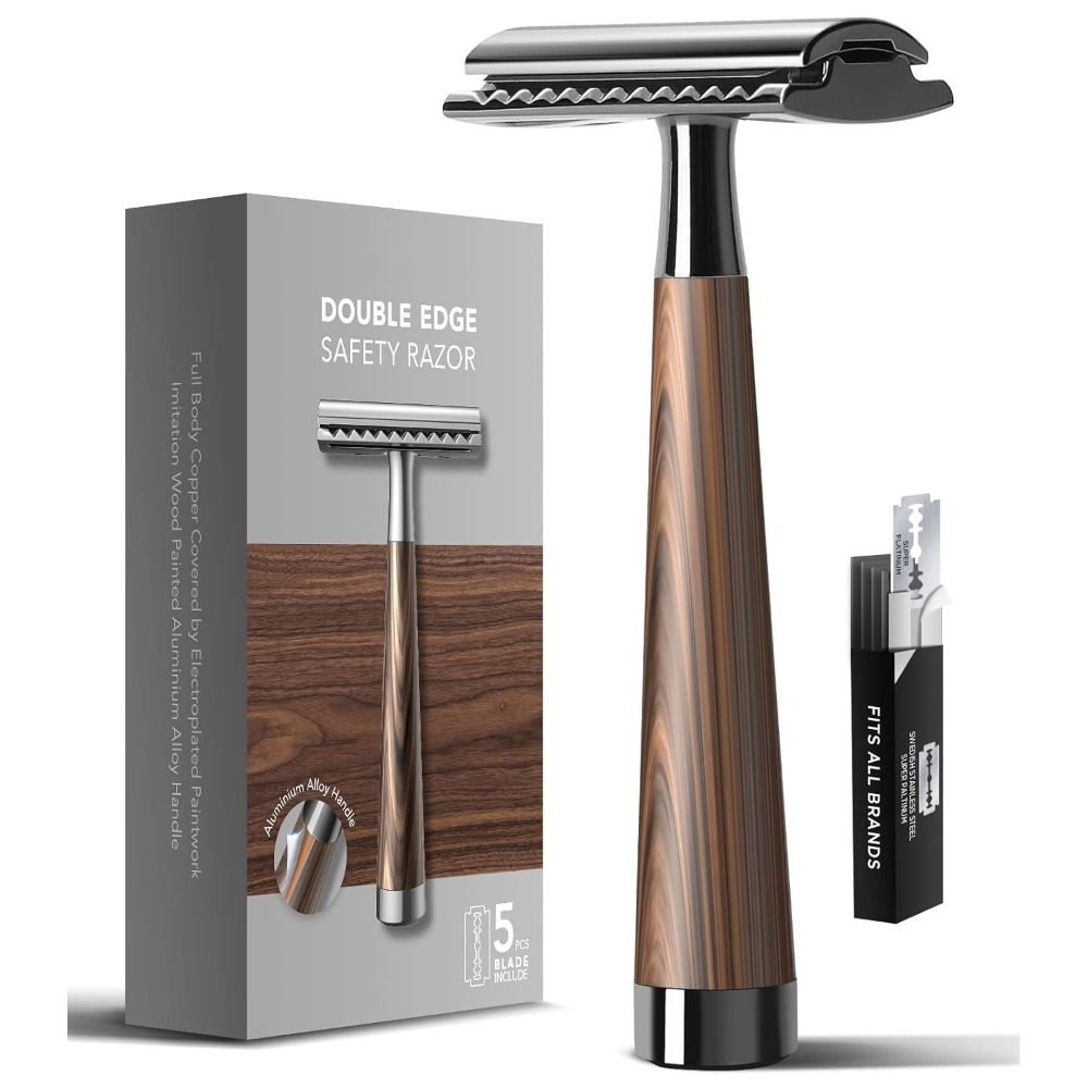 Hochwertiger Doppelklingen-Ras – Safety Razor Handle Bewertung und Preis